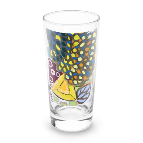 花　宝石　果物 Long Sized Water Glass