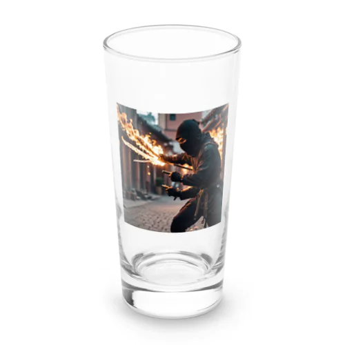 火遁を使う忍者 Long Sized Water Glass