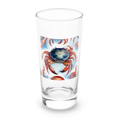 水墨画カニ Long Sized Water Glass