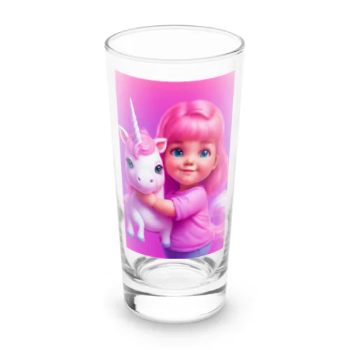 ペガサスと女の子 Long Sized Water Glass