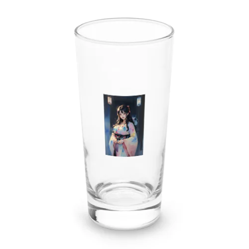 着物女子ミズキ Long Sized Water Glass