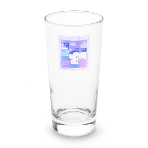 えもい時間を過ごすむにちゃん。 Long Sized Water Glass