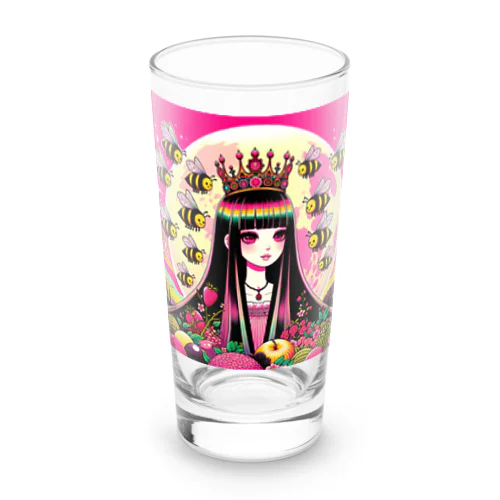 🐝ピンクムーンとミツバチと〈III女帝〉👸🏻 Long Sized Water Glass