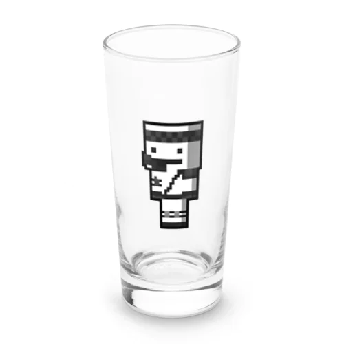 なんかしろくてぶそうしてるやつ Long Sized Water Glass