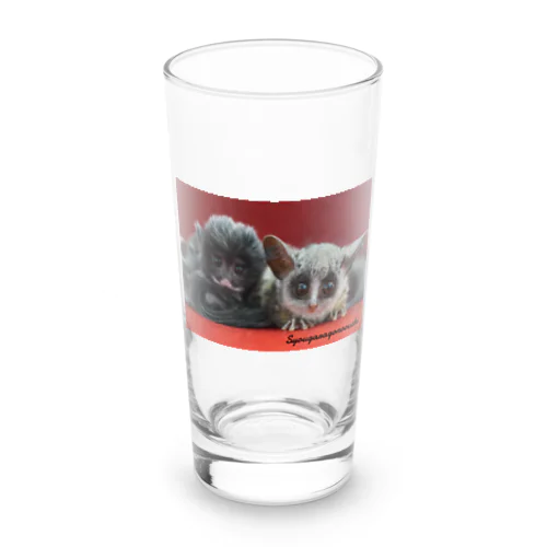 ショウガラゴとムネアカタマリン Long Sized Water Glass
