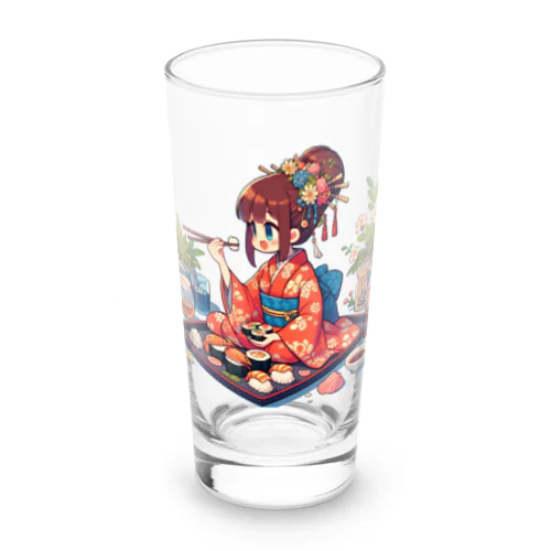 お寿司と少女 Long Sized Water Glass