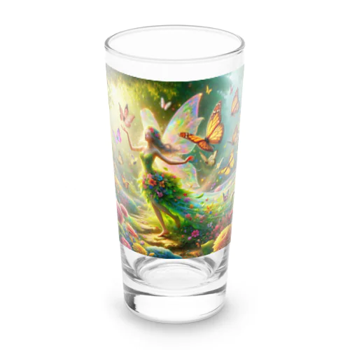 妖精と蝶々 Long Sized Water Glass