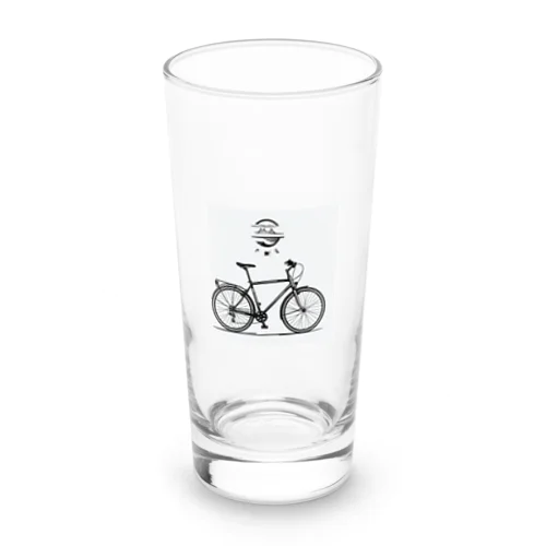 自転車ロゴ Long Sized Water Glass