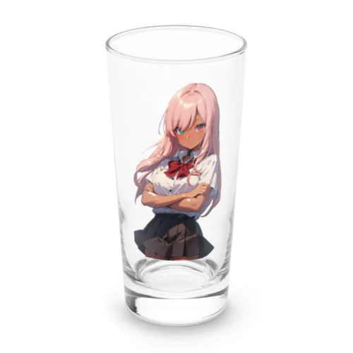 腕を組む Long Sized Water Glass