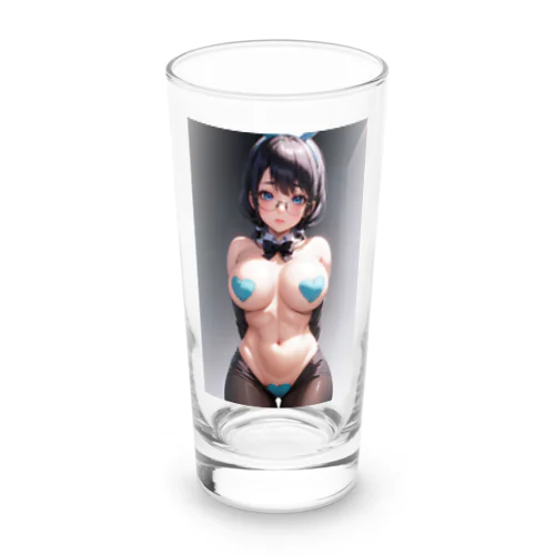 黒髪美少女　美鈴ちゃん　逆バニー Long Sized Water Glass