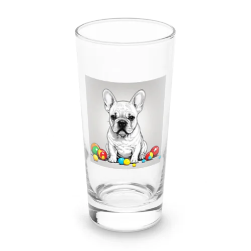 いたずら好きなフレンチブルドッグ Long Sized Water Glass