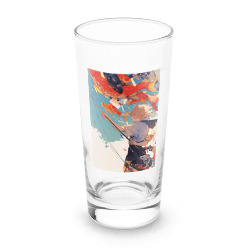 鯉のぼりを操る男の子　ラフルール　1859 Long Sized Water Glass