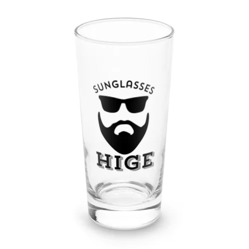 【HIGE】黒ロゴ Long Sized Water Glass