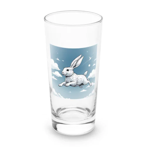 空飛ぶウサギ Long Sized Water Glass