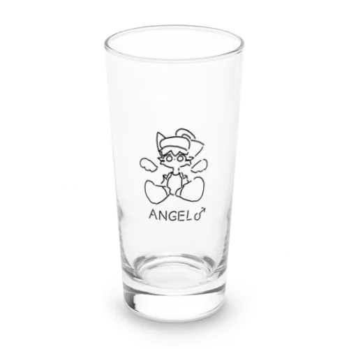 堕天使おにいさんロゴ Long Sized Water Glass