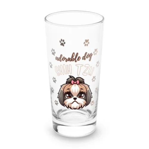 adorable dog　SHIH TZU　（シーズー） Long Sized Water Glass