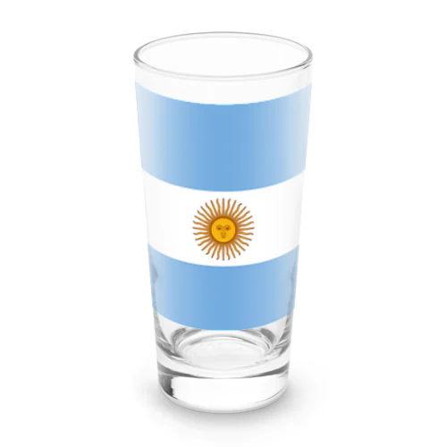 アルゼンチンの国旗 Long Sized Water Glass