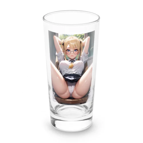 金髪美少女　七海ちゃん Long Sized Water Glass