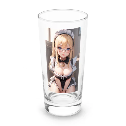 金髪美少女　七海ちゃんメイド Long Sized Water Glass