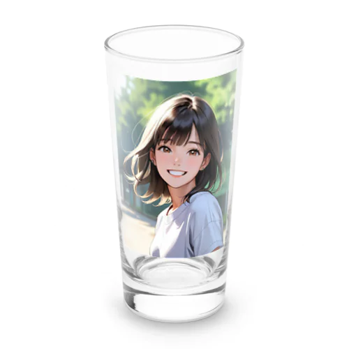 元気をもらえる笑顔 Long Sized Water Glass