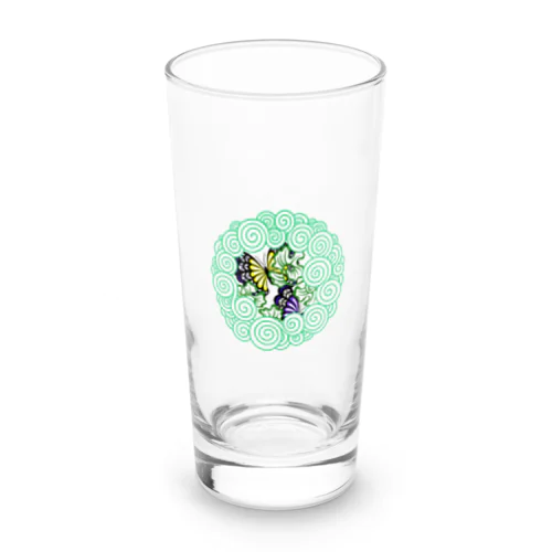 Japanese butterfly  Long Sized Water Glass