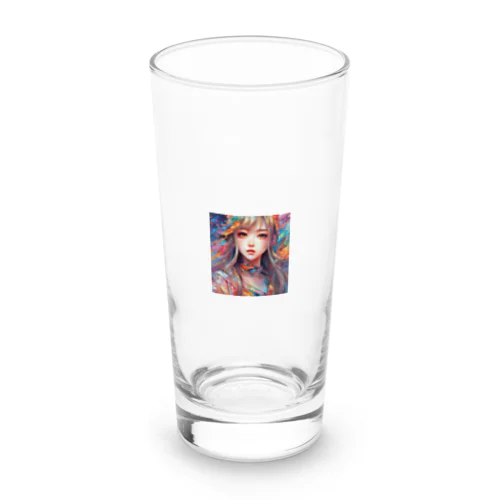 美少女　アート Long Sized Water Glass