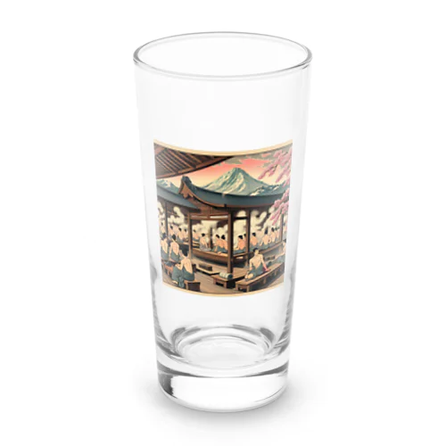 浮世絵風サウナ Long Sized Water Glass