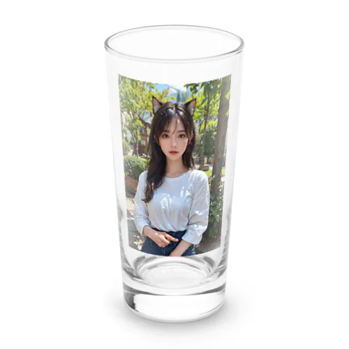 猫耳美女 Long Sized Water Glass