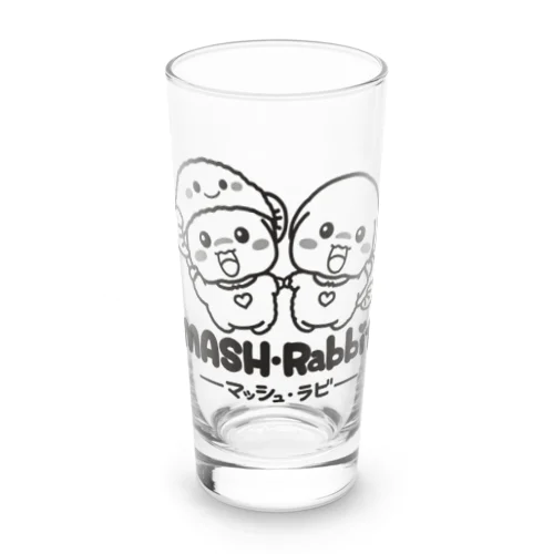 マッシュラビ(ひつじ・黒)１ Long Sized Water Glass