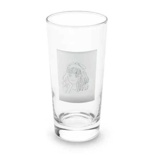 お洒落して Long Sized Water Glass