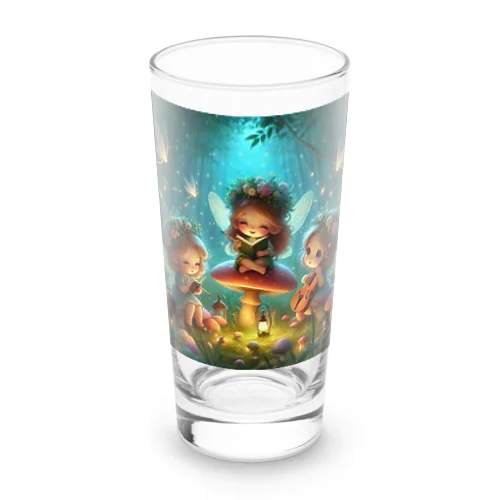 夜の森の妖精たち Long Sized Water Glass