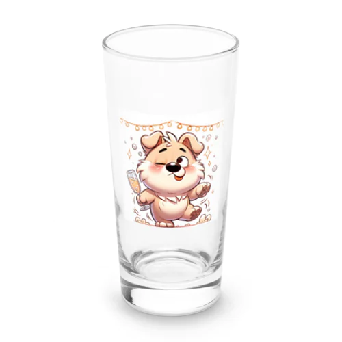 ほろ酔いワンちゃん Long Sized Water Glass