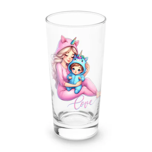 ママと赤ちゃんへの愛の贈り物 Long Sized Water Glass