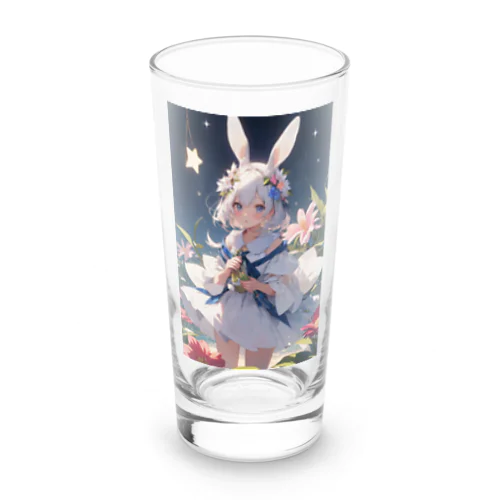 夜空のウサちゃん Long Sized Water Glass