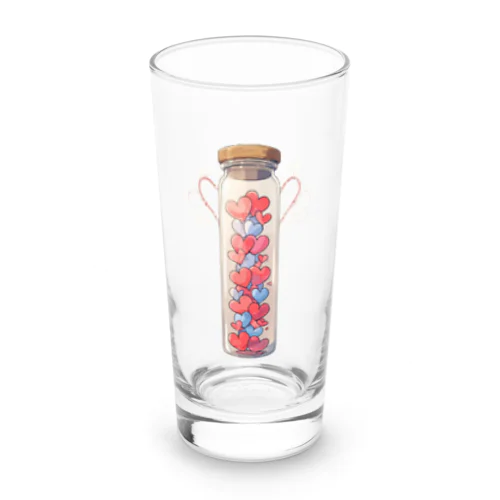 小瓶の中ハート Long Sized Water Glass