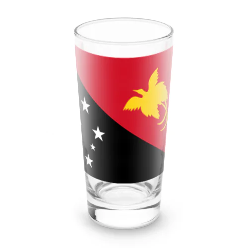 パプアニューギニアの国旗 Long Sized Water Glass