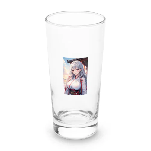 綺麗な巫女 Long Sized Water Glass