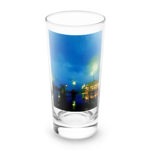 夜景(青) Long Sized Water Glass