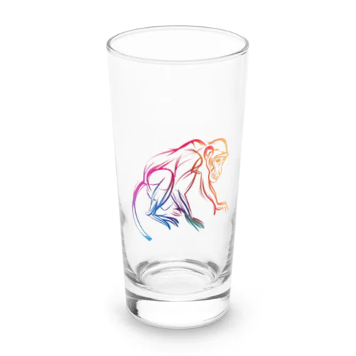 カラフルな猿 Long Sized Water Glass