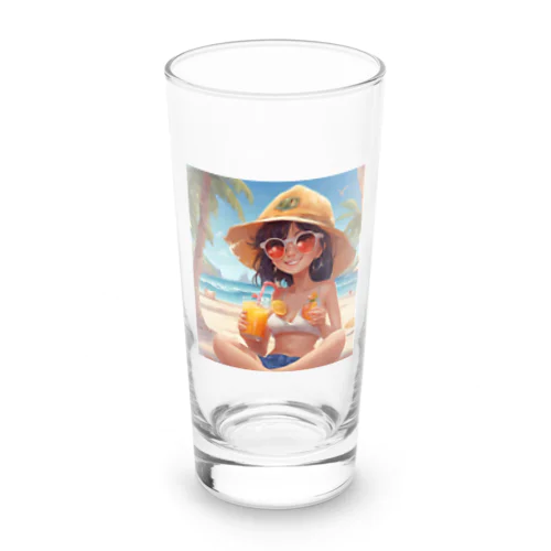 ビーチガール Long Sized Water Glass