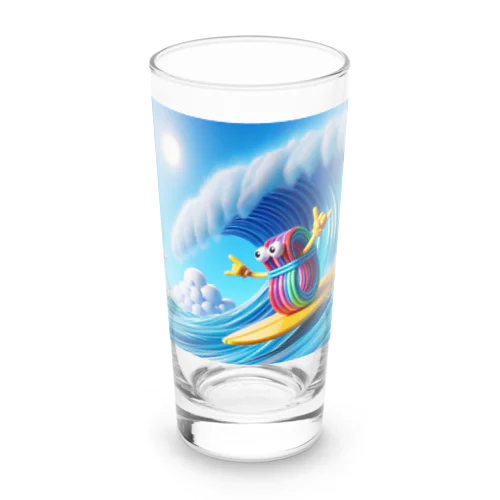 波乗り輪ゴム Long Sized Water Glass