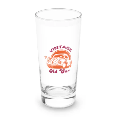 かわいいオールドカー Long Sized Water Glass