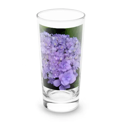 紫陽花（紫） Long Sized Water Glass