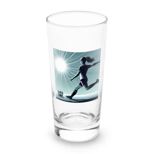 サッカー少女 Long Sized Water Glass