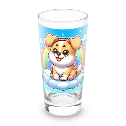 雲に乗った犬 Long Sized Water Glass