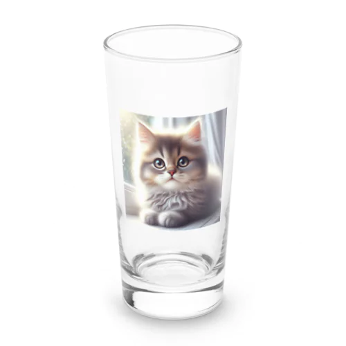 子猫のキャラクターグッズです。 Long Sized Water Glass