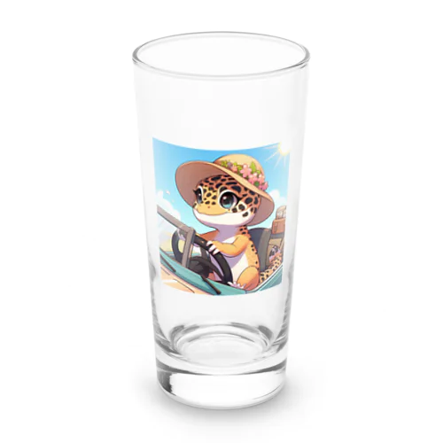 ドライブするヒョウモントカゲモドキA Long Sized Water Glass