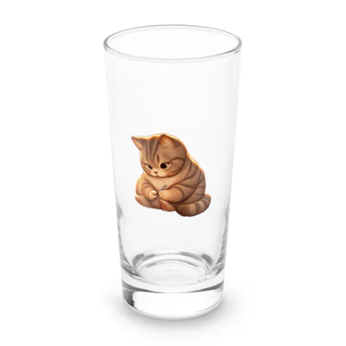 爪を研ぐ猫 Long Sized Water Glass