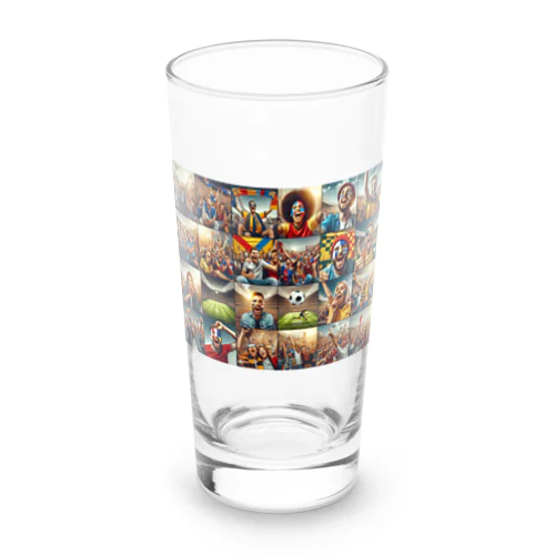 サッカーファン Long Sized Water Glass