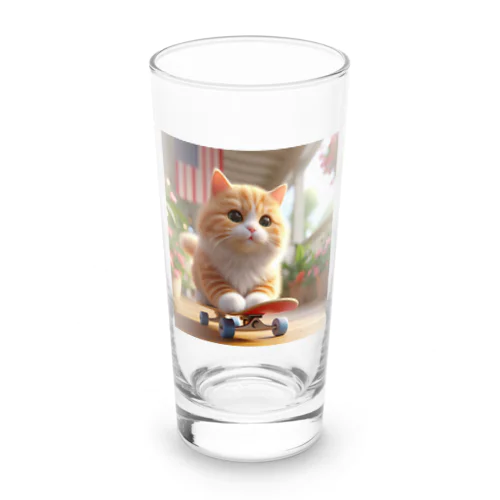 スケボーCAT Long Sized Water Glass